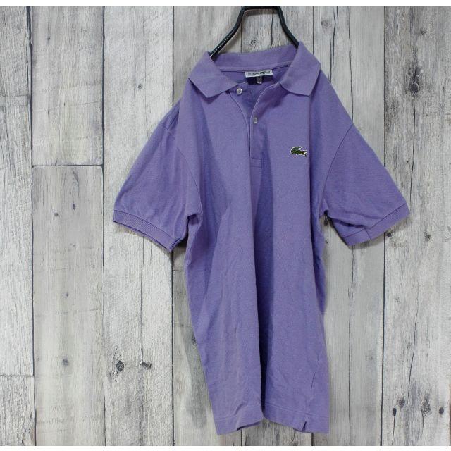 LACOSTE(ラコステ)のLACOSTE ラコステ ポロシャツ 紫 90s系 古着 メンズのトップス(ポロシャツ)の商品写真