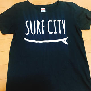 ユースフルサーフ(YouthFUL SURF)のSURF☆Tシャツ ☆黒☆男女兼用(Tシャツ/カットソー(半袖/袖なし))