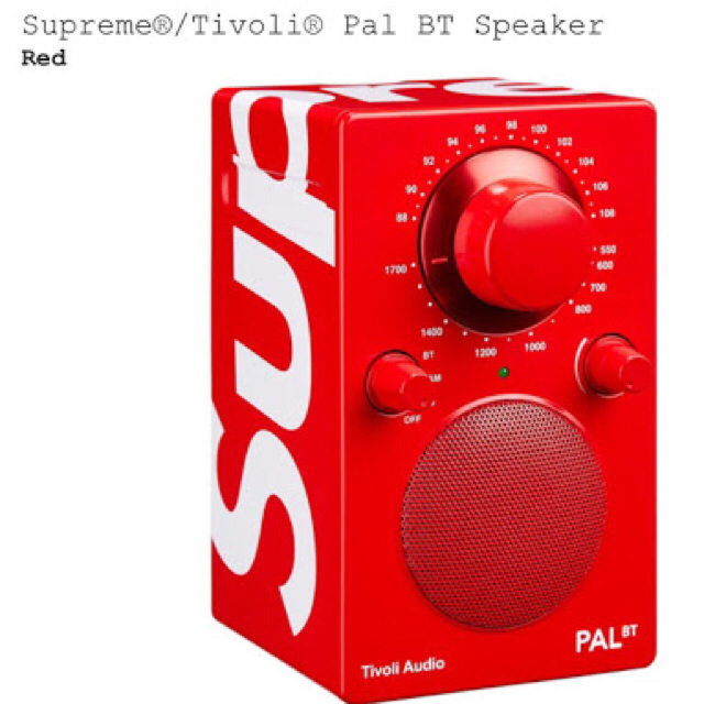 新品 supreme tivoli pal bt speaker