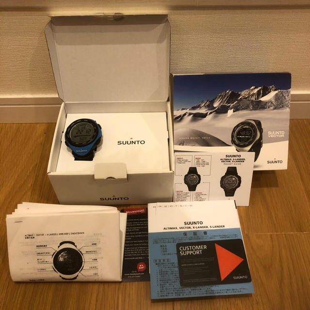 SUUNTO(スント)の最終値下げ 美品 スント ベクター ライトブルー メンズの時計(腕時計(デジタル))の商品写真