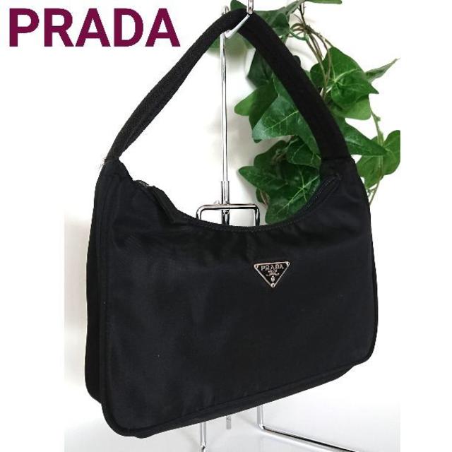 PRADA プラダ ナイロン ハンドバッグ ミニバッグ ポーチ-