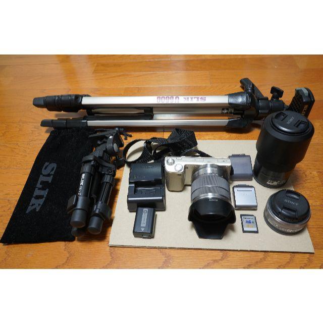 SONY - ソニー　NEX-5 撮影セット ( NEX-5D + 望遠ズーム + 三脚 )
