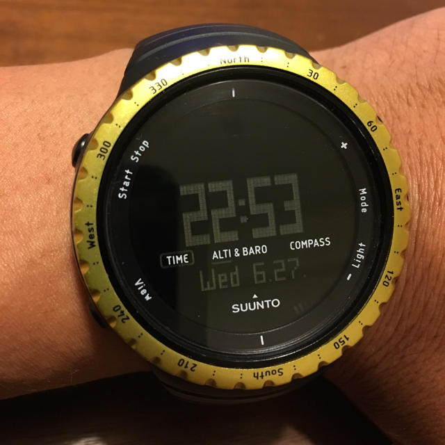 SUUNTO(スント)のミー様専用 スントコア BLACK/YEALLOW メンズの時計(腕時計(デジタル))の商品写真