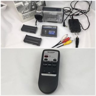 SHARP - mini-DVのダビングに是非! シャープ 液晶ビデオカメラ SHARP - mini-DVのダビングに是非! シャープ 液晶ビデオカメラ