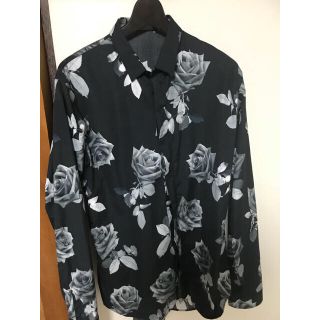 ディオールオム(DIOR HOMME)のディオールオム ローズプリントシャツ 17-18aw お値段交渉お願いします。(シャツ)