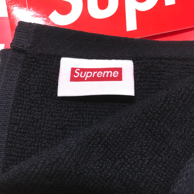 Supreme(シュプリーム)のhasecchi様専用 赤と黒セット Terry Logo Hand Towel メンズのメンズ その他(その他)の商品写真