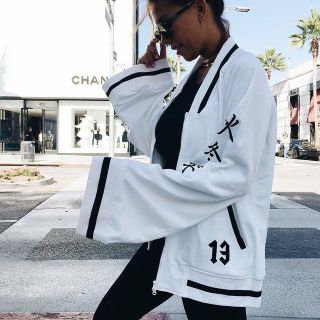 新品FentyPumabyRihannaキモノMIX和風変形スタジャン法被着物