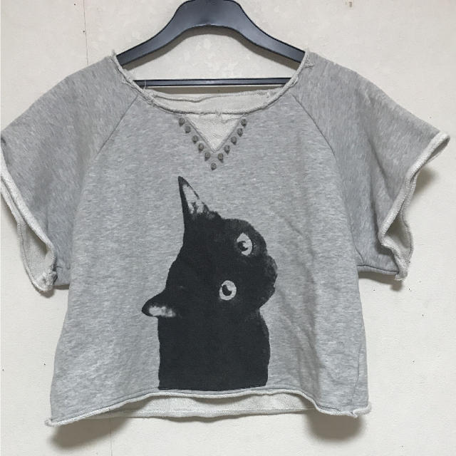 MURUA(ムルーア)のMURUA Tシャツ 猫 カットソー レディースのトップス(Tシャツ(半袖/袖なし))の商品写真