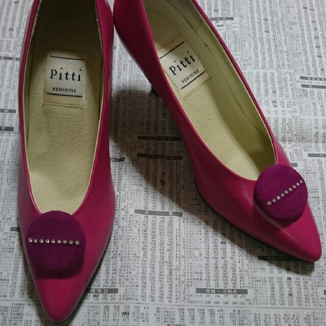 Pitti(ピッティ)のお値下げ！【pitti 】パンブス★鮮やかでお上品なピンク レディースの靴/シューズ(ハイヒール/パンプス)の商品写真
