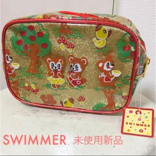 スイマー(SWIMMER)のポールちゃん0211様専用のお品ですm(_ _)mクマさんキラキララメポーチ (ポーチ)