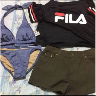 フィラ(FILA)のタイムセール！新品未使用＊FILA＊セパレート＊ビキニ＊水着＊4点セット＊L(水着)