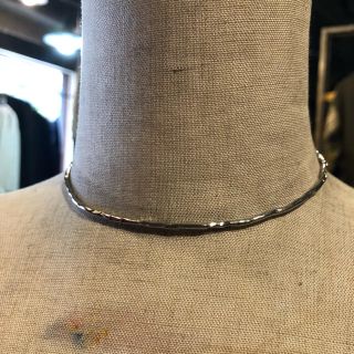 マルタンマルジェラ(Maison Martin Margiela)のオーダー用 シルバーカラーネックカフ ゴールドカラーネックカフ(ネックレス)