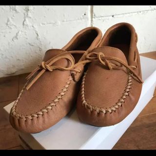 ミネトンカ(Minnetonka)のMINNETONKA ミネトンカ モカシン 25㎝ スムースレザー 超美品(スリッポン/モカシン)