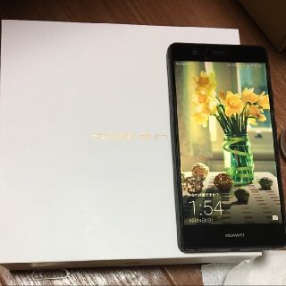 アンドロイド(ANDROID)のhuawei p9 lite black シムフリー 超美品(スマートフォン本体)