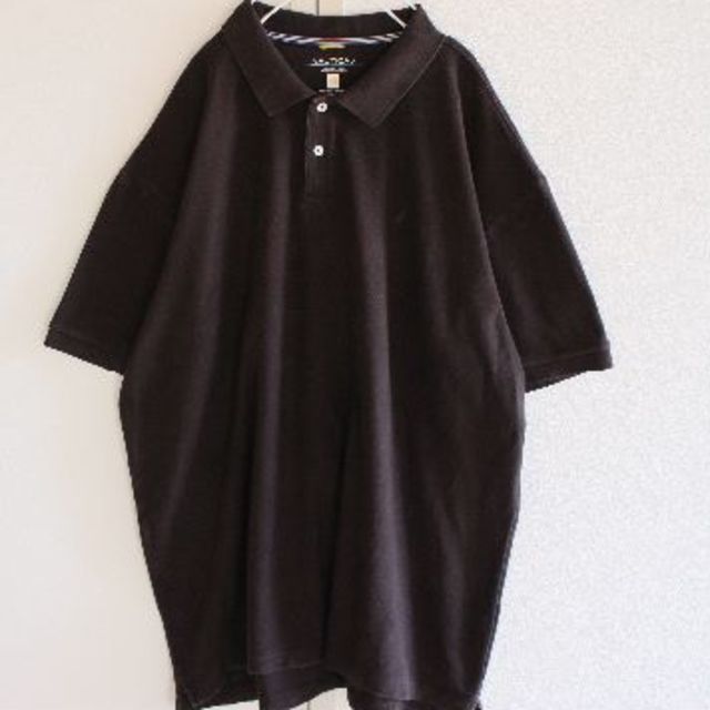 NAUTICA(ノーティカ)のUS ノーティカ darkbrown ビッグサイズ 半袖 ポロシャツ XXL メンズのトップス(ポロシャツ)の商品写真