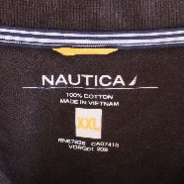 NAUTICA(ノーティカ)のUS ノーティカ darkbrown ビッグサイズ 半袖 ポロシャツ XXL メンズのトップス(ポロシャツ)の商品写真