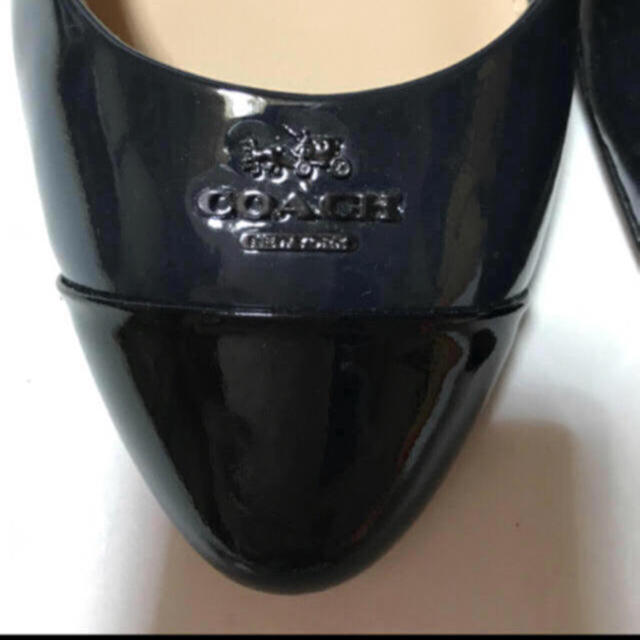 COACH(コーチ)の⭐️美品 コーチ エナメル パンプス レディースの靴/シューズ(ハイヒール/パンプス)の商品写真