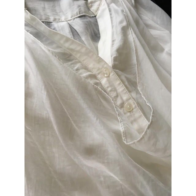 ホワイトシャツ 七分袖 レディースのトップス(シャツ/ブラウス(長袖/七分))の商品写真