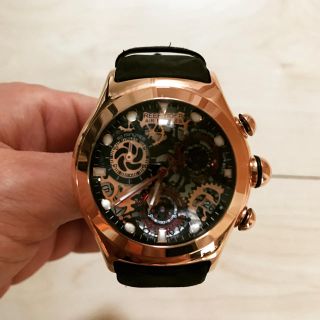 コルム(CORUM)の腕時計 リーフタイガー クロノグラフ スケルトン(腕時計(デジタル))