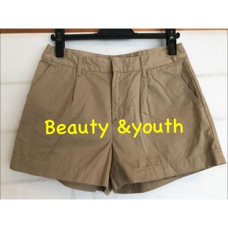 ビューティアンドユースユナイテッドアローズ(BEAUTY&YOUTH UNITED ARROWS)の美品 beauty &youth ショートパンツ(ショートパンツ)