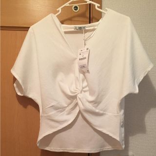 ザラ(ZARA)のザラ 新品(カットソー(半袖/袖なし))