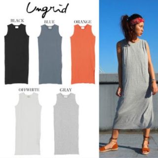 アングリッド(Ungrid)のUngrid ﾚｲﾔｰﾄﾞｶｯﾄﾜﾝﾋﾟｰｽ　ｵﾚﾝｼﾞ(ロングワンピース/マキシワンピース)