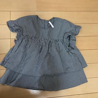 ザラ(ZARA)のZARA ギンガムチェック トップス(カットソー(半袖/袖なし))