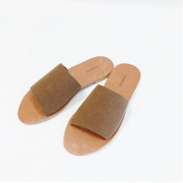 TODAYFUL♡Ecosuede Slide Sandals