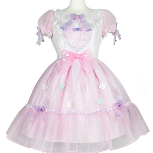 Angelic Pretty(アンジェリックプリティー)の❤7/5夜頃出品削除❤ネット完売品❤Happiness Easterワンピース❤ レディースのワンピース(ひざ丈ワンピース)の商品写真