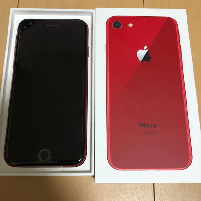 柔らかな質感の iPhone - SIMロック解除済み レッド au 64GB 【たかぞう】iPhone8 スマートフォン本体 柔らかな質感の iPhone - SIMロック解除済み レッド au 64GB 【たかぞう】iPhone8 スマートフォン本体