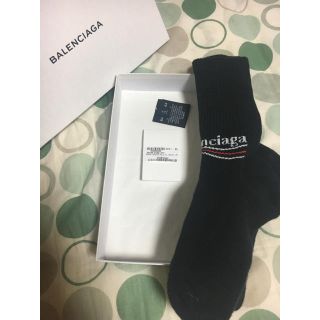 バレンシアガ(Balenciaga)のbalenciaga ソックス キャンペーンロゴ(ソックス)