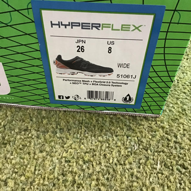 FootJoy(フットジョイ)のゴルフシューズ FOOTJOY HYPER FLEX（pu−san専用） スポーツ/アウトドアのゴルフ(シューズ)の商品写真