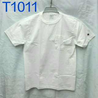 チャンピオン(Champion)の★チャンピオン★T1011★ポケット付Tシャツ★ホワイト★S★(Tシャツ/カットソー(半袖/袖なし))