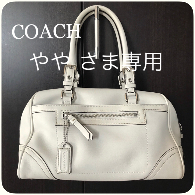 COACH - COACH コーチ 3way ボストンバッグ アイボリー 8A69の通販 by ...