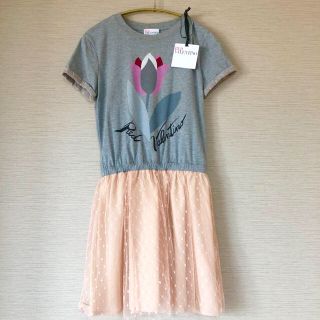 レッドヴァレンティノ(RED VALENTINO)の【新品・未使用】RED VALENTINO チュールスカート Tシャツワンピース(ミニワンピース)