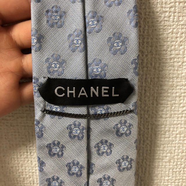 CHANEL(シャネル)の【美品】シャネル ネクタイ ブルー メンズのファッション小物(ネクタイ)の商品写真