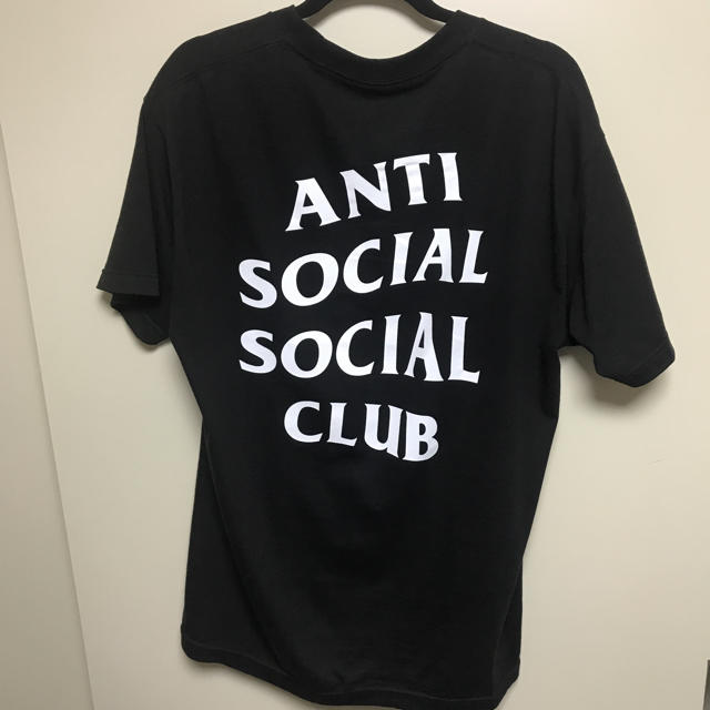 ANTI(アンチ)のanti social social club T-シャツ ブラック Lサイズ メンズのトップス(Tシャツ/カットソー(半袖/袖なし))の商品写真