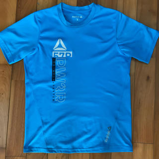 リーボック(Reebok)のリーボック reebok  ロゴTシャツ ブルー サイズS(Tシャツ/カットソー(半袖/袖なし))