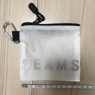 ビームス(BEAMS)のビームス ナイロンポーチS ホワイト(その他)