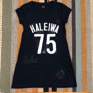 ハレイワ(HALEIWA)のみのママ様 HALEIWAレディースロングTシャツ/H&Mスウェットパンツ(Tシャツ(半袖/袖なし))