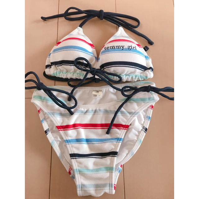 tommy girl(トミーガール)のTOMMYGIRLボーダー水着 レディースの水着/浴衣(水着)の商品写真