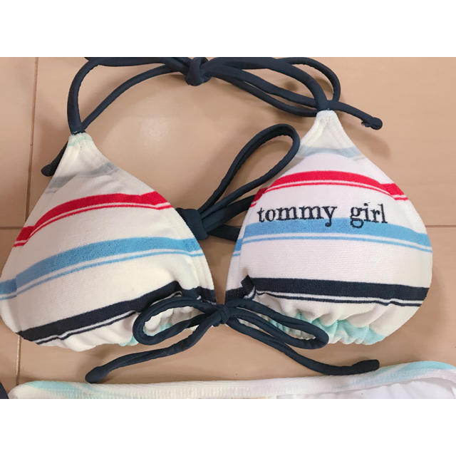 tommy girl(トミーガール)のTOMMYGIRLボーダー水着 レディースの水着/浴衣(水着)の商品写真