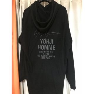 ヨウジヤマモト(Yohji Yamamoto)のヨウジヤマモト 博多阪急限定オーバーサイズフーディ パーカー(パーカー)