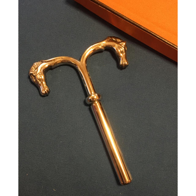 Hermes - エルメス ワインオープナー スクリュー 銀製 馬の通販 by