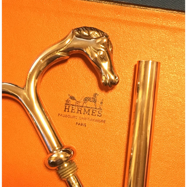 Hermes(エルメス)のエルメス ワインオープナー スクリュー 銀製 馬 インテリア/住まい/日用品のキッチン/食器(アルコールグッズ)の商品写真