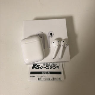 アップル(Apple)のApple Air pods (ヘッドフォン/イヤフォン)