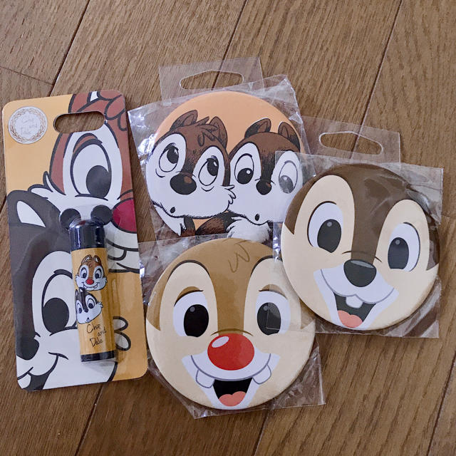 Disney(ディズニー)のチップとデール セット エンタメ/ホビーのおもちゃ/ぬいぐるみ(キャラクターグッズ)の商品写真