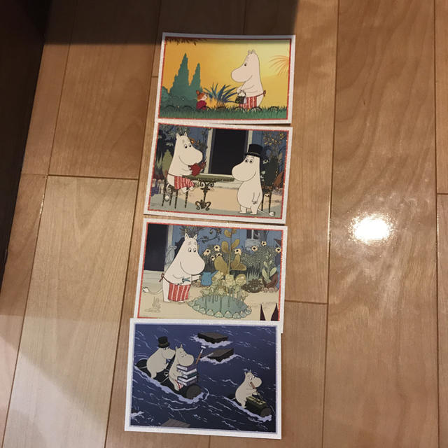 ムーミン ポストカード 13枚セット エンタメ/ホビーのおもちゃ/ぬいぐるみ(キャラクターグッズ)の商品写真