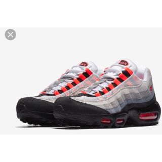 ナイキ(NIKE)のairmax95 ソーラーレッド 29cm 試着のみ(スニーカー)