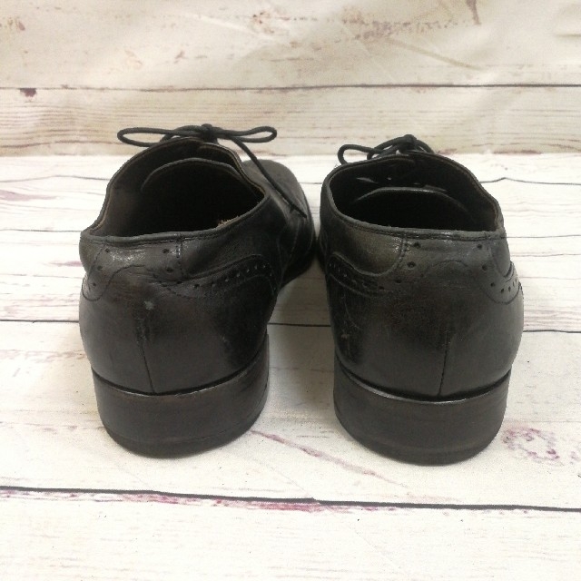 REGAL(リーガル)のリーガル★本革ビジネスシューズ:26.0E黒ウイングチップ メンズの靴/シューズ(ドレス/ビジネス)の商品写真